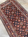 Interior section showing harmony of repeated floral motifs in soft contrast tones