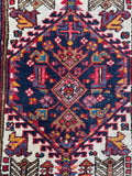15' Vintage Persian Seraband Runner / Heavy Tribal Persian Hallway Rug 3'9 x 14'9 Runner #4463