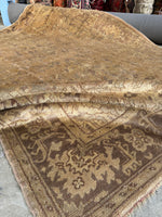 7x10 Neutral Vintage Turkish Rug  #4287