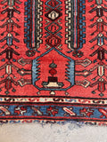 Authentic Persian Malayer small rug measuring exact size 2'9 x 4'10.