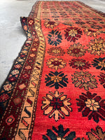 Close-up of vintage Persian runner.