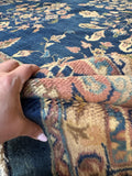 Handwoven Turkish Sparta rug with sturdy construction, low pile, and soft wool handle.