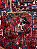 10x14 Tribal Antique Persian Heriz Rug #3668