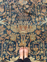 14x24 Mansion Sized Persian Rug / Antique Persian Sultanabad Mahal Rug #4181