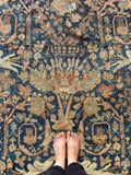 14x24 Mansion Sized Persian Rug / Antique Persian Sultanabad Mahal Rug #4181