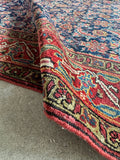 Palatial Vintage Persian Rug / 7x20 Vintage Persian Rug / 7x21 Vintage Rug #4305