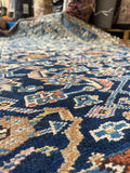 Texture detail of handwoven wool surface.