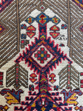 15' Vintage Persian Seraband Runner / Heavy Tribal Persian Hallway Rug 3'9 x 14'9 Runner #4463