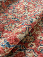 7x10 Worn Vintage Persian Rug #3408