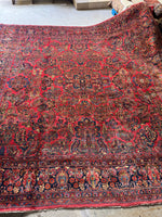 Plush full-pile Persian rug in immaculate condition