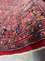 Collectible Persian rug kept in pristine condition