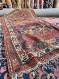 Antique Bidjar iron rug from Persia with a stout and solid woven foundation.