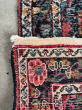Skinny Narrow Vintage Floral Persian Runner / 2'8 x 12'4 Runner #4304-1