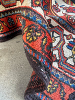Close-up of vegetable-dyed wool texture.