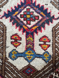 15' Vintage Persian Seraband Runner / Heavy Tribal Persian Hallway Rug 3'9 x 14'9 Runner #4463