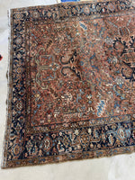 8x11 Persian Heriz / Antique Persian Rug #3762