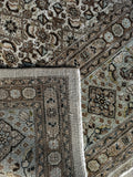 Large Muted Persian Rug / Persian Vintage 7' x 10'5 Tabriz Rug #3699