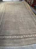 Palatial scale Seraband rug from circa 1930 with soft neutral palette.