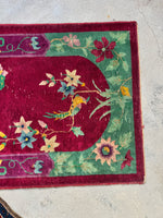 Chinese vintage wool rug