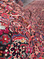low pile on antique Karabagh rug
