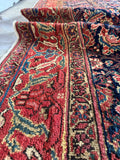 Palatial Vintage Persian Rug / 7x20 Vintage Persian Rug / 7x21 Vintage Rug #4305