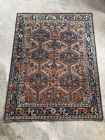 5x6 Antique Persian Rug #4296