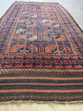 Small Nomadic Vintage Rug / 3' x 5'7 Persian Baluch Rug #4403