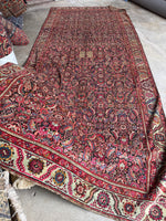 Overall wear and patina of 19th-century rug