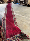 Long 24 Foot Vintage Persian Runner / 2’7 x 23'9 Narrow Vintage Runner #4378ML