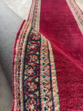 Long 24 Foot Vintage Persian Runner / 2’7 x 23'9 Narrow Vintage Runner #4378ML