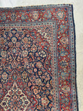 1920s Tabriz rug crafted with dense vegetable dyed wool for high traffic areas.