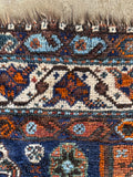 6x9 Worn Tribal Persian Shiraz Rug #4511