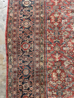7x10 Worn Vintage Persian Rug #3408
