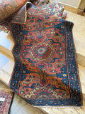 Small Antique Persian Malayer Rug / 2'7 × 4'2 Rug #4491