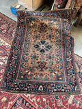 Antique Persian Ferahan Sarouk Rug / 3'5 × 4'10 Rug #4490
