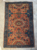 Small Antique Persian Malayer Rug / 2'7 × 4'2 Rug #4491