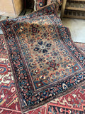 Antique Persian Ferahan Sarouk Rug / 3'5 × 4'10 Rug #4490