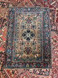 Antique Persian Ferahan Sarouk Rug / 3'5 × 4'10 Rug #4490