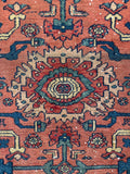 Small Antique Persian Malayer Rug / 2'7 × 4'2 Rug #4491