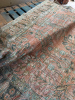 Softened dye Persian rug