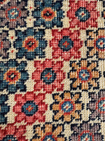 Large and Lean Antique Persian Rug / 6'7 x 13'2 Antique Persian Rug #4228ML