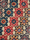 Large and Lean Antique Persian Rug / 6'7 x 13'2 Antique Persian Rug #4228ML