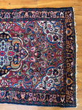 Vintage Persian 
 rug with soft aged wool and richly saturated natural dyes.