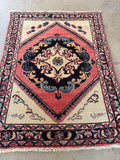 Handwoven Persian rug with soft texture and luxurious plush feel.