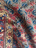 1920s vintage Persian entry rug, handmade.