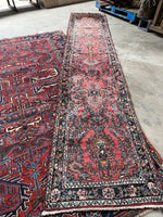 Skinny Narrow Vintage Floral Persian Runner / 2'8 x 12'4 Runner #4304-1