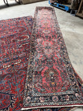Skinny Narrow Vintage Floral Persian Runner / 2'8 x 12'4 Runner #4304-1