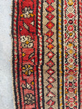 3x8 Heavily Abrashed Vintage Persian Runner #4457