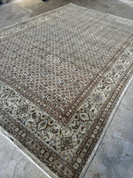 Large Muted Persian Rug / Persian Vintage 7' x 10'5 Tabriz Rug #3699