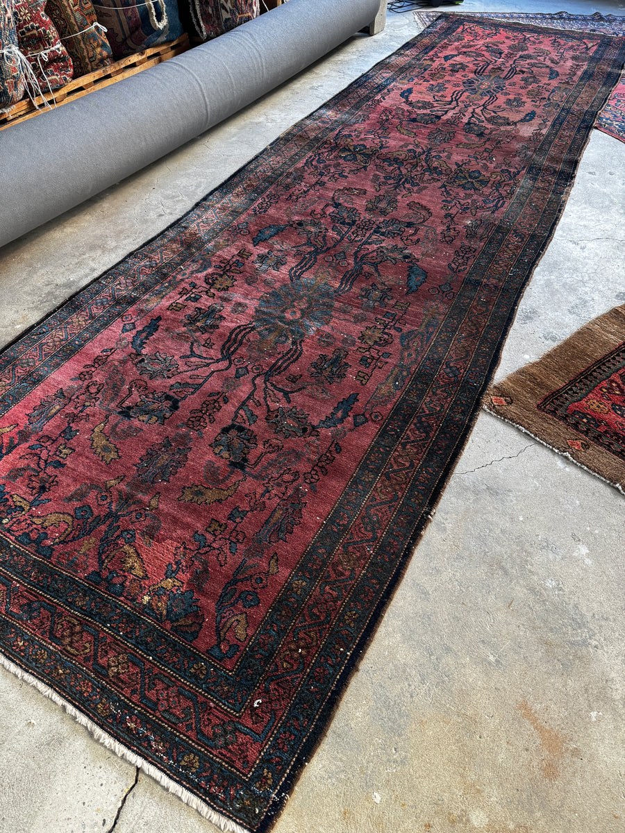 Wide and Long Antique Persian Runner / 16 Foot Persian Rug Runner ...